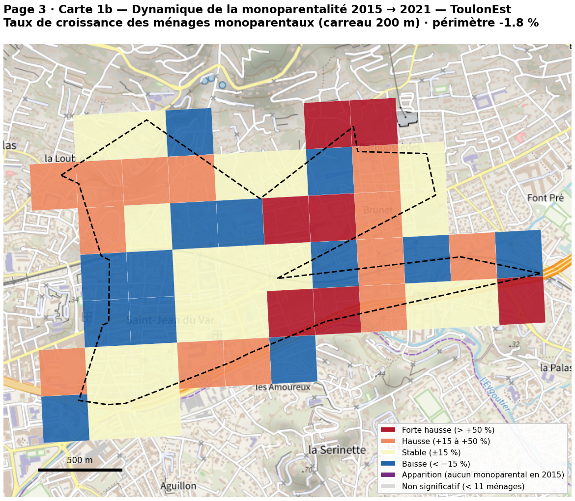 Carte 1b dynamique monoparentalité